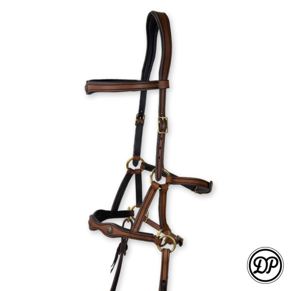 Soft Feel Side Pull Deluxe Bitless Bridle